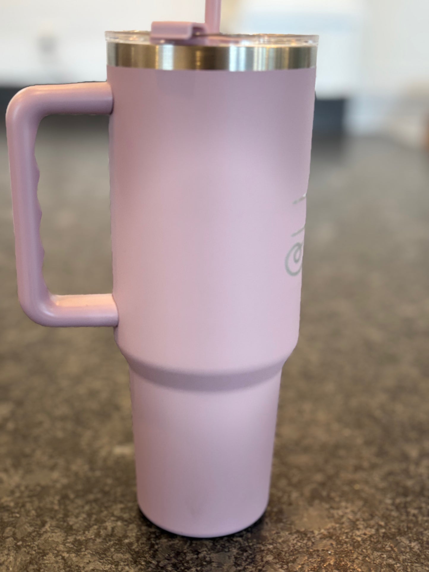 40oz Personalized Tumbler - Custom Name/Initial Design